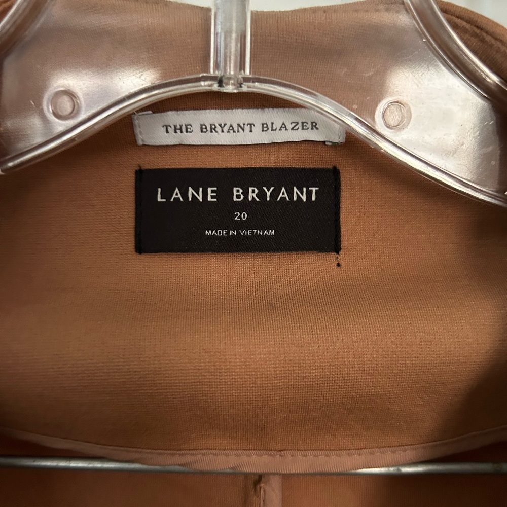 Lane Bryant Camel Blazer with Gold Buttons - Picture 2 of 4